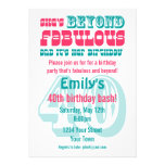 Beyond Fabulous 40th Birthday Invitation