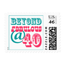 Beyond Fabulous 40th Birthday Postage