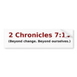 Beyond political change. bumper stickers
