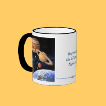 Beyond the Home Planet Mug by lynettecook Beyond the Home Planet Mug