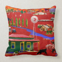 Beyond the Mountains American MoJo Pillow