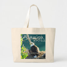 BEYR Bald Eagle Yukon River Canvas Bags