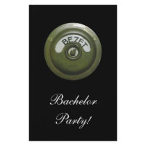 Bezet, occupied personalized flyer