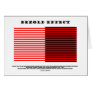 Bezold Effect (Optical Illusion) Greeting Card