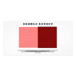 Bezold Effect (Optical Illusion) Personalized Photo Card