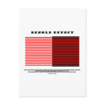 Bezold Effect (Optical Illusion) postcards by wordsunwords Bezold Effect (Optical Illusion) postcards