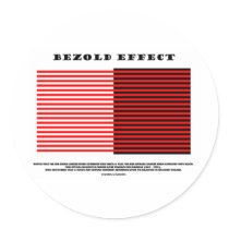 Bezold Effect (Optical Illusion) stickers by wordsunwords Bezold Effect (Optical Illusion) stickers