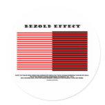 Bezold Effect (Optical Illusion) Round Stickers