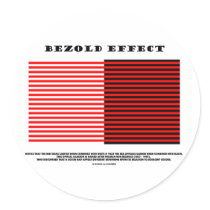 Bezold Effect (Optical Illusion) stickers by wordsunwords Bezold Effect (Optical Illusion) stickers