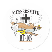bf-109 round sticker