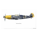 BF-109E Flown By Ge. Galland, 1940 posters
