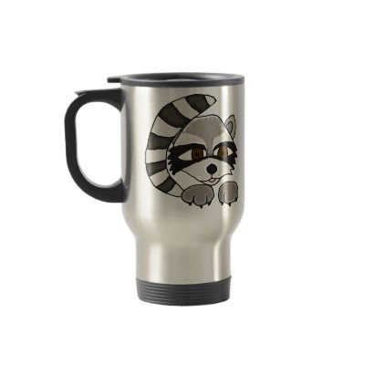 BF- Fun Cartoon Raccoon Mug by inspirationrocks