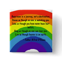 BF- Inspirational Rainbow Button