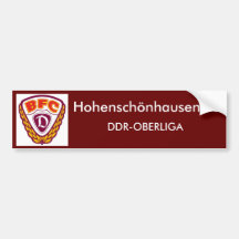 BFC Berlin  DDR-OBERLIGA Bumper Sticker