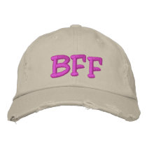 BFF Best Friend Forever embroidered hats