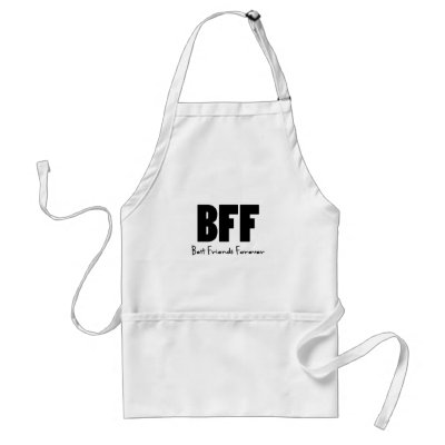 BFF Best Friends Forever Aprons by HowToText