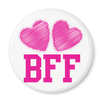BFF Best friends forever !!! awesome! Refrigerator Magnets