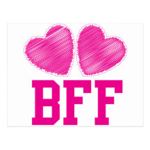 BFF Best friends forever !!! awesome! Postcard