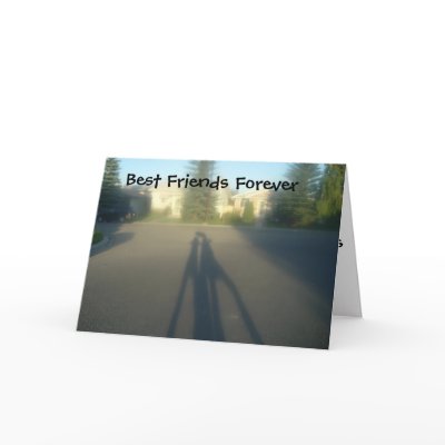 BFF, Best Friends Forever Card by Kitten700