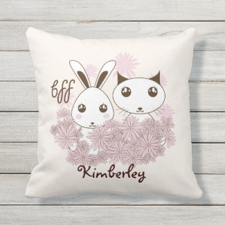 BFF - Best Friends Forever Cute Animal Ivory