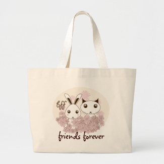 BFF - Best Friends Forever Cute Animal Kids Ivory