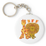 BFF Best Friends Keychain