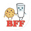 BFF, Cookie and Milk stickers