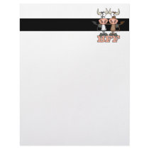 BFF cow best friends forever buddies Personalized Letterhead