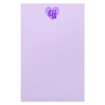 bff in Purple Stationery Design