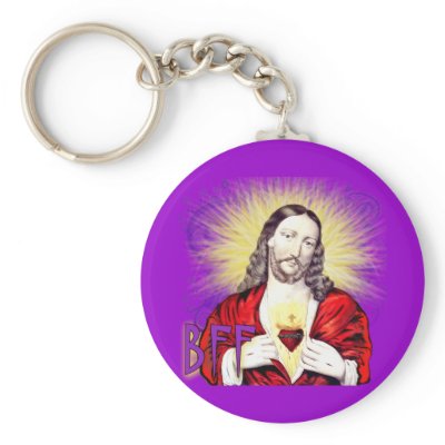BFF Jesus Christ Keychain by greenbaby