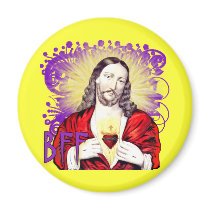 BFF Jesus Christ Magnets