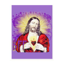 BFF Jesus Christ Postcard