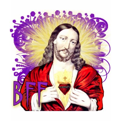 BFF Jesus Christ T-shirt by greenbaby