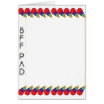 Bff Pad Greeting Card