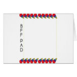 Bff Pad Greeting Card