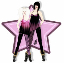 BFF Rok Chik Stars Acrylic Cut Outs