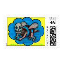 BFK Blue Bee postage by JLHerreraBFK BFK Blue Bee postage