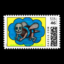 BFK Blue Bee postage