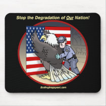 BFP "Stop the Degradation" Mousepad blk mousepads
