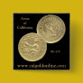 BG-435 "Arms of California" Square Button