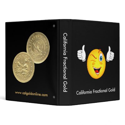 BG-435 "Arms of California" Thumbs-Up Notebook 3 Ring Binder by CalGold