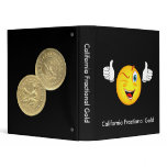 BG-435 "Arms of California" Thumbs-Up Notebook Vinyl Binder