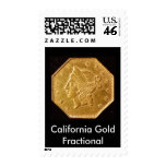 BG-530, California Gold Fractional Stamp