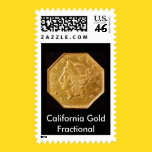 BG-530, California Gold Fractional Stamp