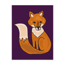 BG- Foxy Postcard