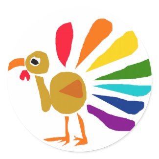 BG- Funky Turkey Stickers