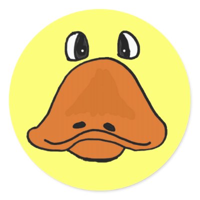 duck face printable