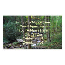 BG- Nature Stream Business Cards