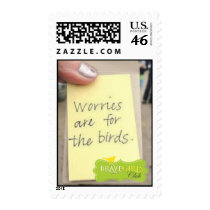 BG 'Worries are for the Birds' Postage Stamps stamps