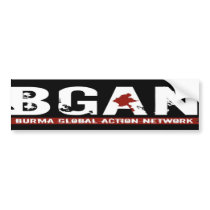 BGANBUMERSTICKER bumper stickers by BurmaNetworkBGAN BGANBUMERSTICKER bumper stickers
